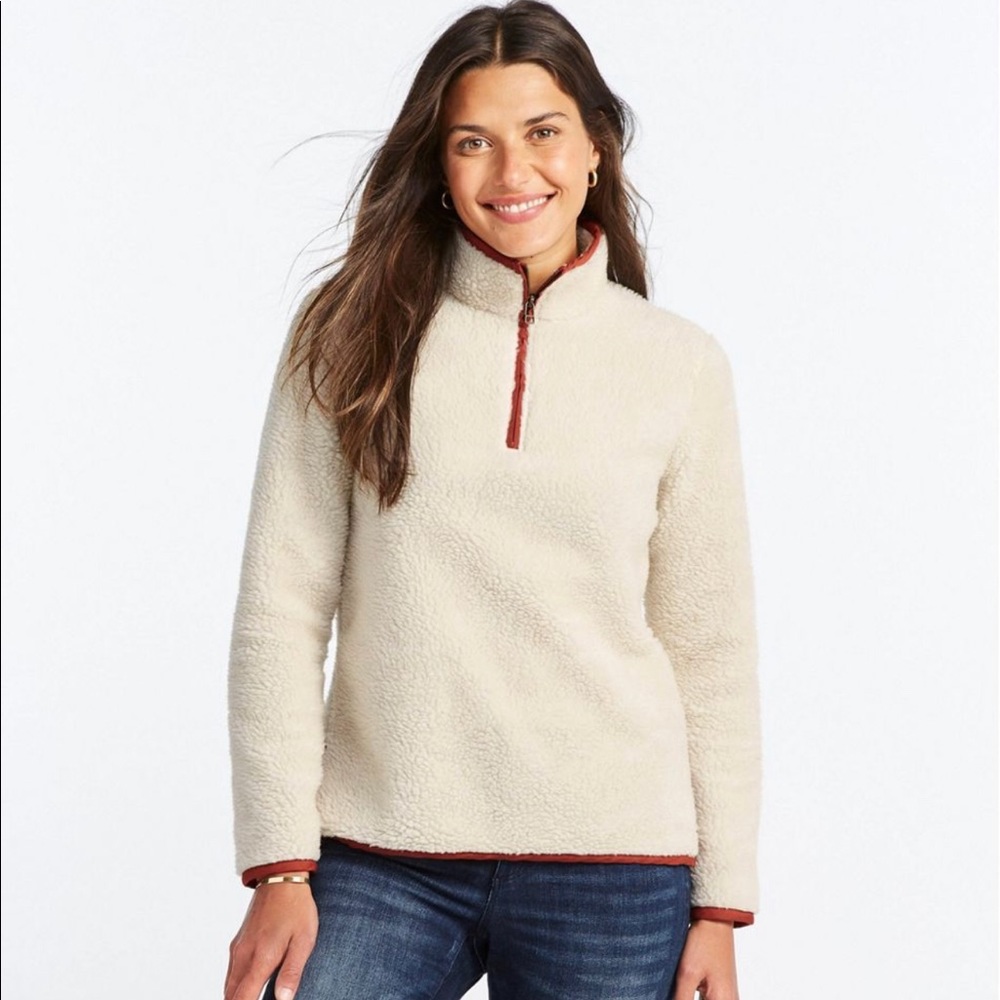 LL Bean Signature Quarter Zip Fleece XS/S